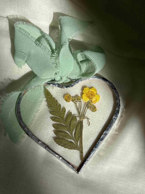 Botanical Heart Ornament 